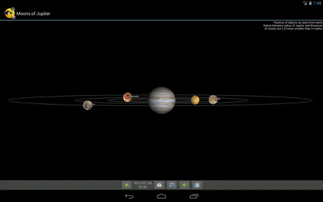 Sun, moon and planets android App screenshot 9