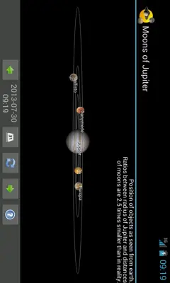 Sun, moon and planets android App screenshot 5